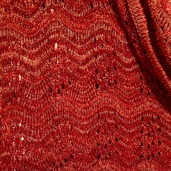 COLDWATER CREEK Open-Weave Lightweight Cowl-Neck Sweater—SIZE L - Picture 6 of 7